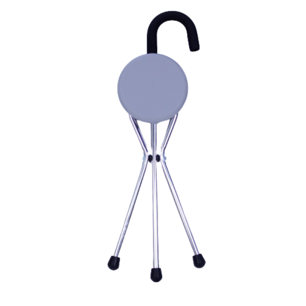 عكاز خفيف الوزن مع مقعد