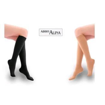 شراب دوالي تحت الركبة مغلق من ALINA A-8001 I-M