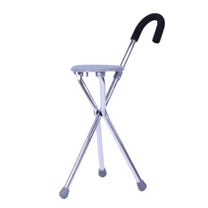 عكاز خفيف الوزن مع مقعد