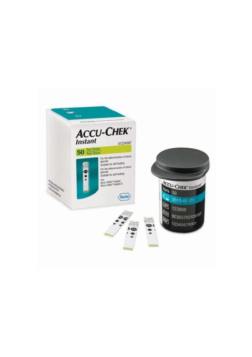 شرائط قياس السكر أكواتشك انستانت 50 شريط