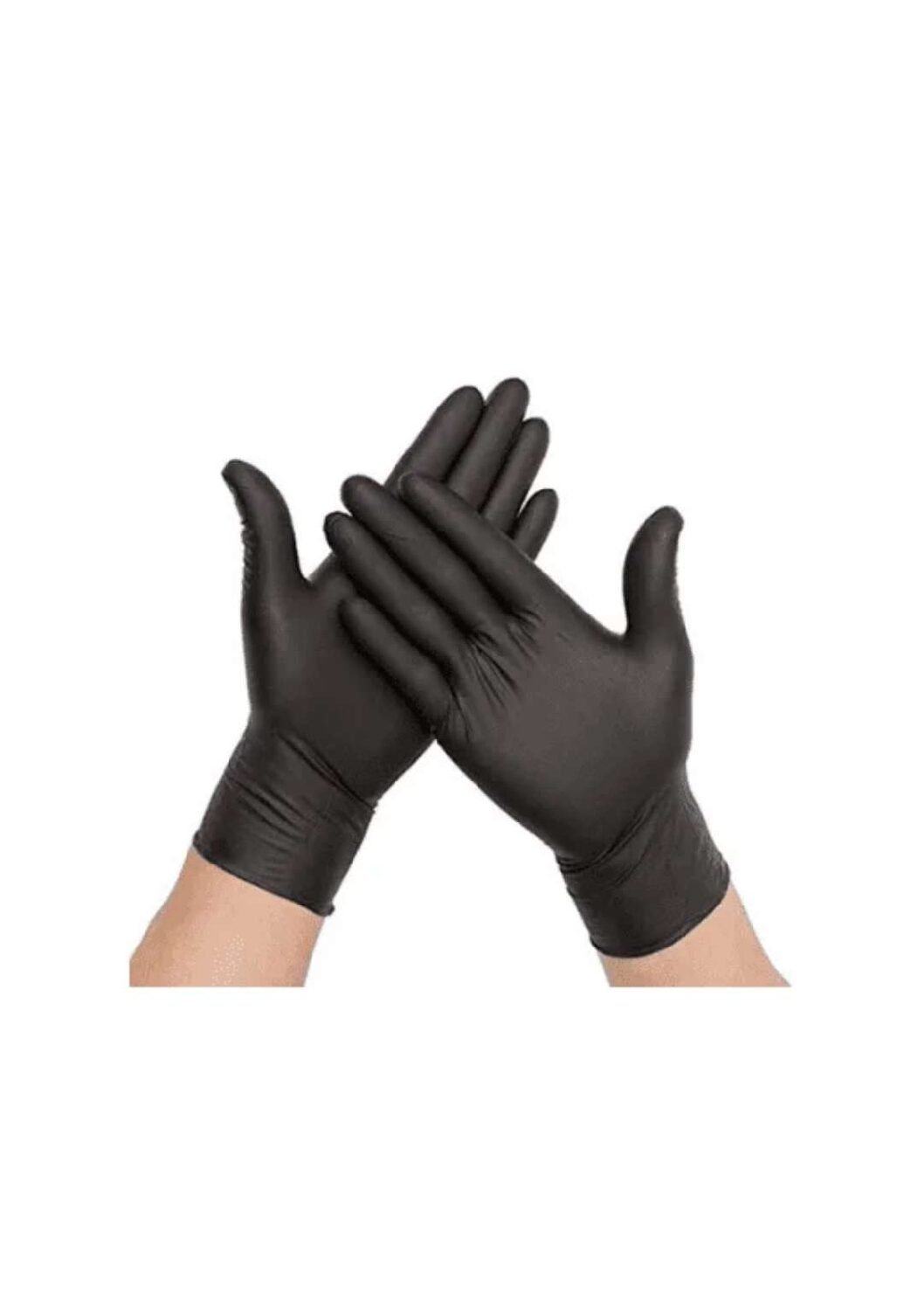 كفوف فينيل اسود 100قطعه