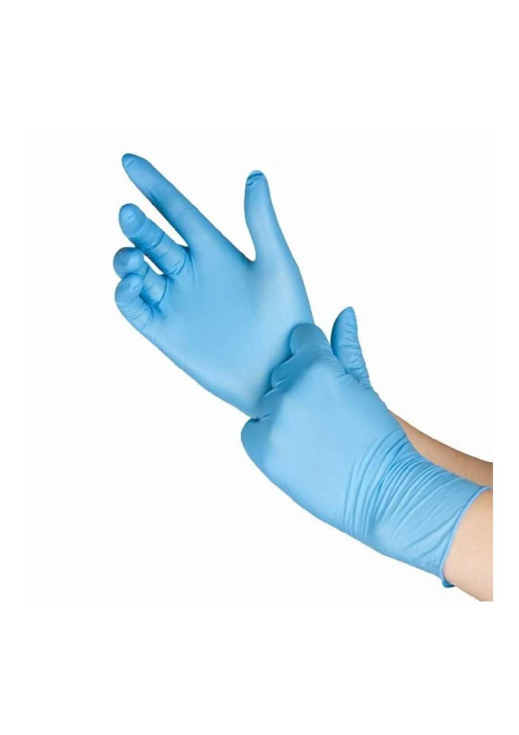 كفوف نايتريل ازرق