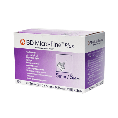 ابر قلم الانسولين بي دي 31g×5mm