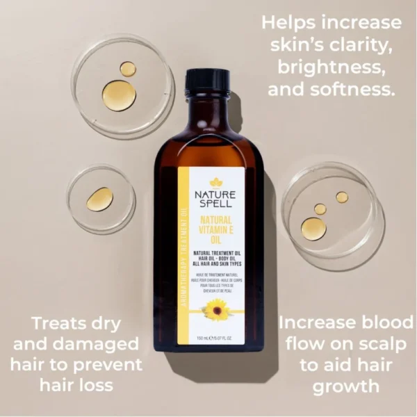 زيت فيتامين اي نيتشر سبيل للشعر والجسم 150مل
