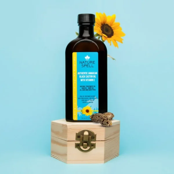 زيت الخروع نيتشر سبيل وفيتامين اي للشعر والجسم 150مل