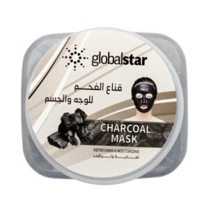 فحم 2 قناع ترطيب الوجه جلوبال ستار بالفحم 500 مل