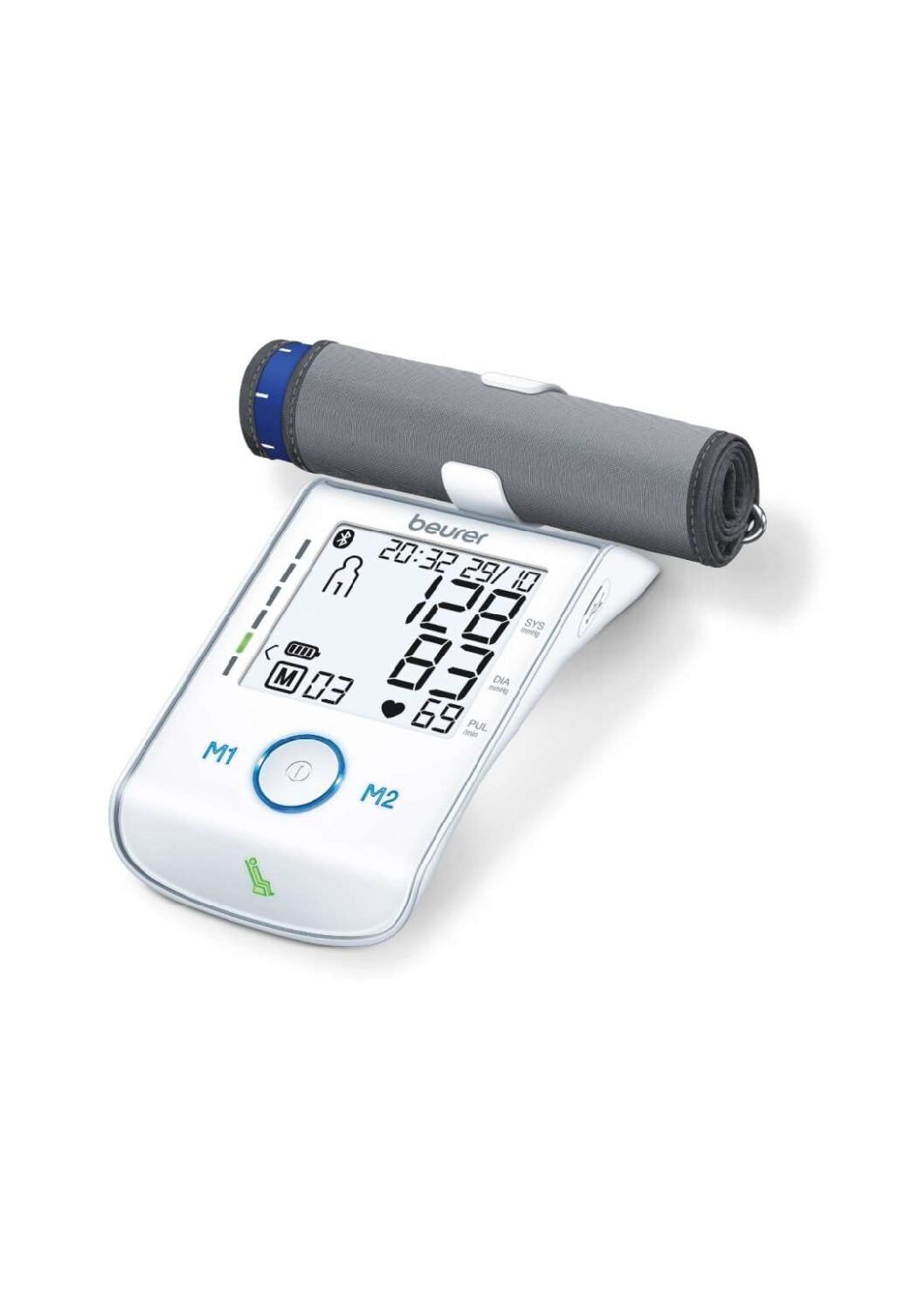 جهاز قياس ضغط الدم سهل الاستخدام يجمع بين المقياس والسماعة في وحدة واحدة بيورير Bm85